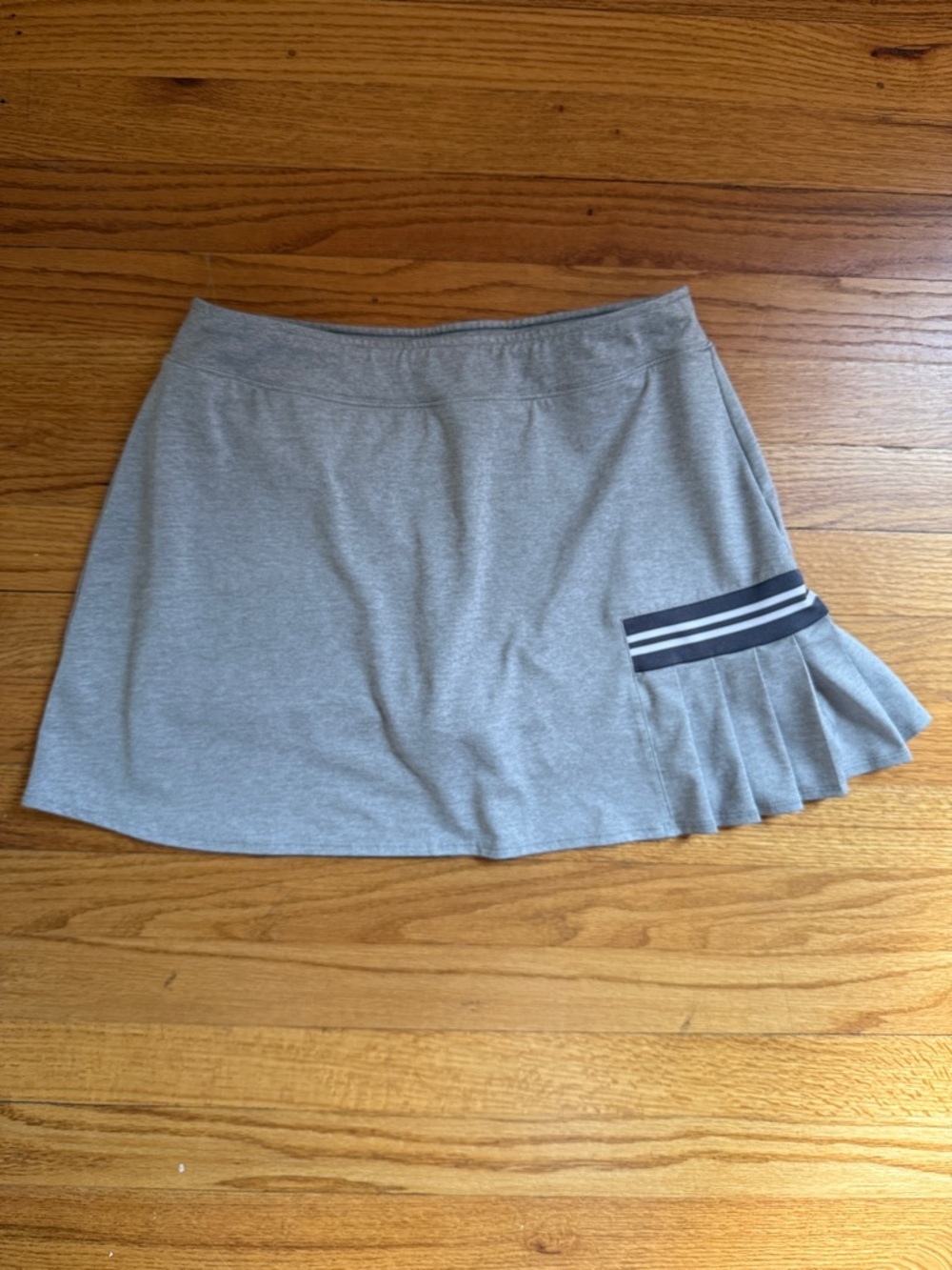 Slazenger Golf Skirt Skort Small Gray Pleated Athletic Built In Shorts Stretch